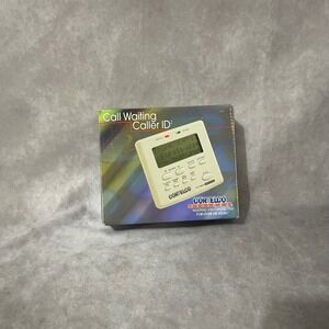 Cortelco Call Waiting Caller ID Box OS Frost Like New ID9921-TP2-PAK LCD